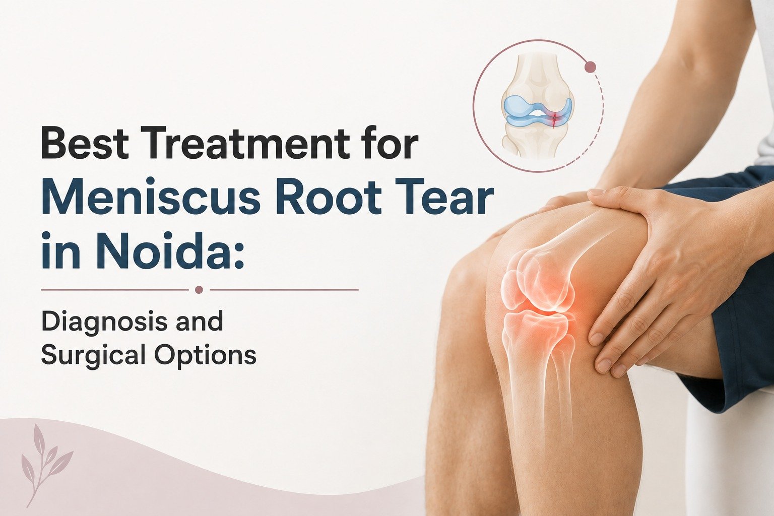 Best Treatment for Meniscus Root Tear in Noida: Diagnosis and Surgical Options