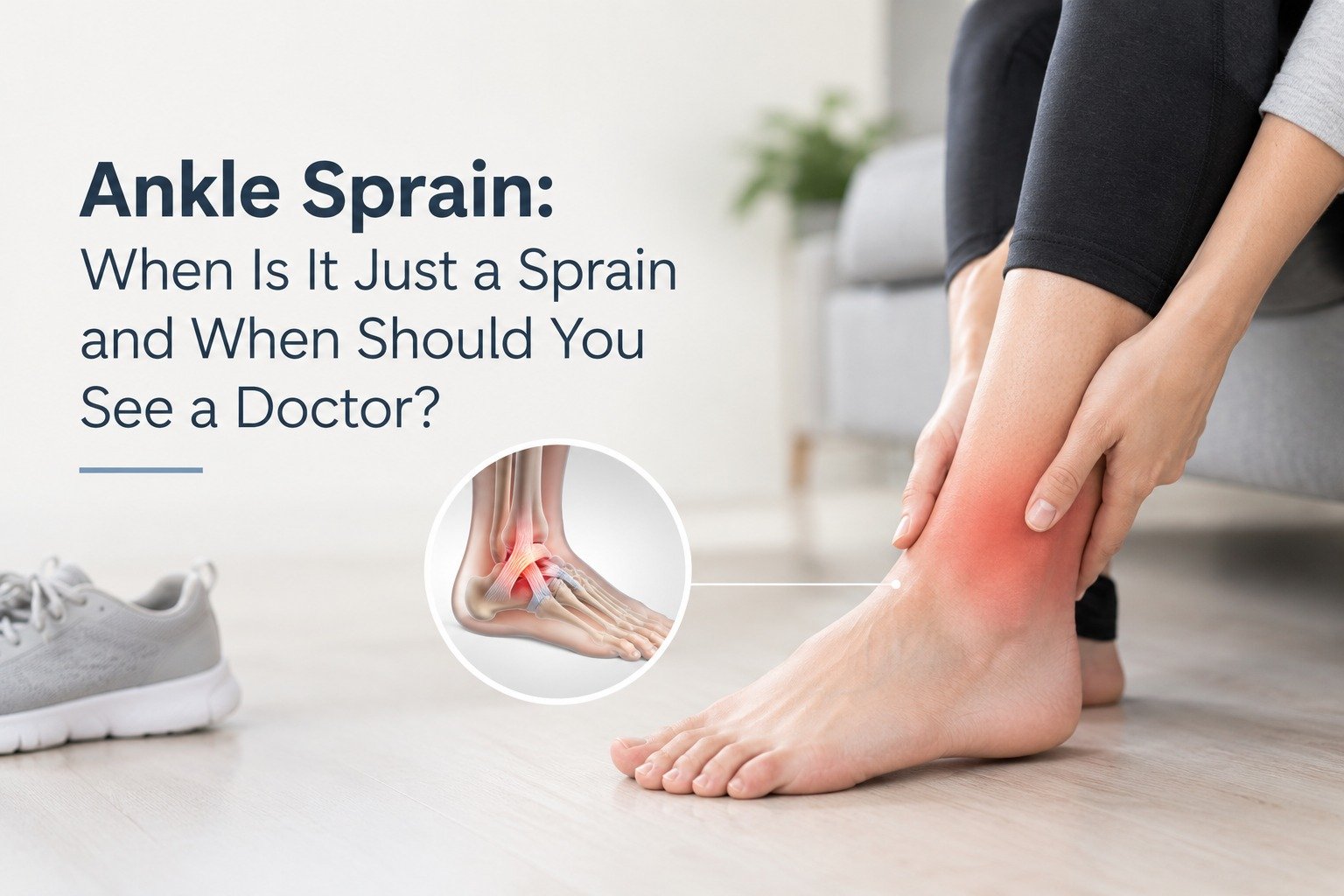 Ankle Sprain: When Is It Just a Sprain and When Should You See a Doctor?